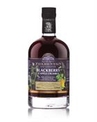 Foxdenton Blackberry and Apple Crumble Gin from England contains 70 centiliters with 22.5 percent alcohol